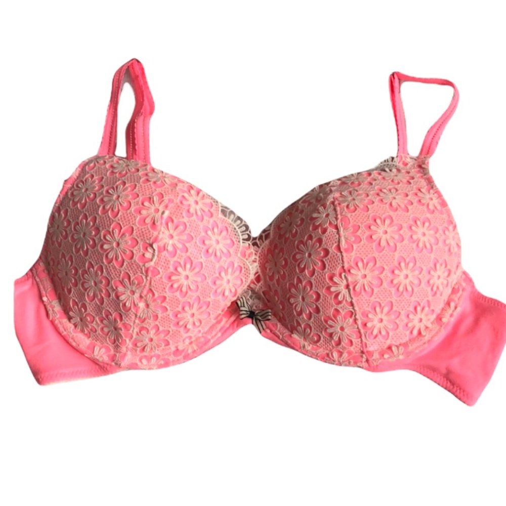 34B Victoria Secret Push Up Bra -Pink